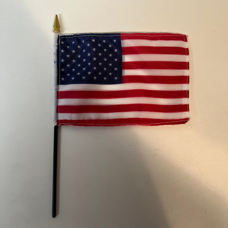 Custom 5x7 in. American Stick Flags 12 - Pack - The Flag Lady