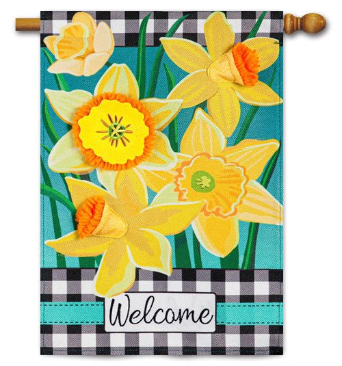 Daffodil Garden Banner - The Flag Lady