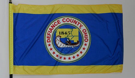 Defiance County Ohio Flag - 3x5 Feet - The Flag Lady