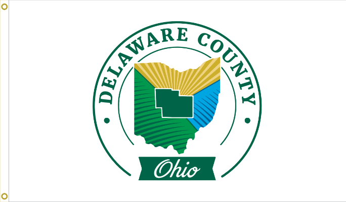 Delaware County Ohio Flag - 3x5 Feet - The Flag Lady