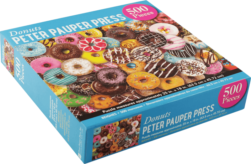 Donuts 500 Piece Jigsaw Puzzle - The Flag Lady