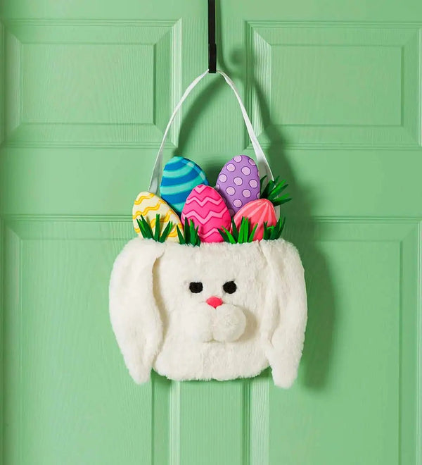 Easter Bunny Basket Door Décor - The Flag Lady