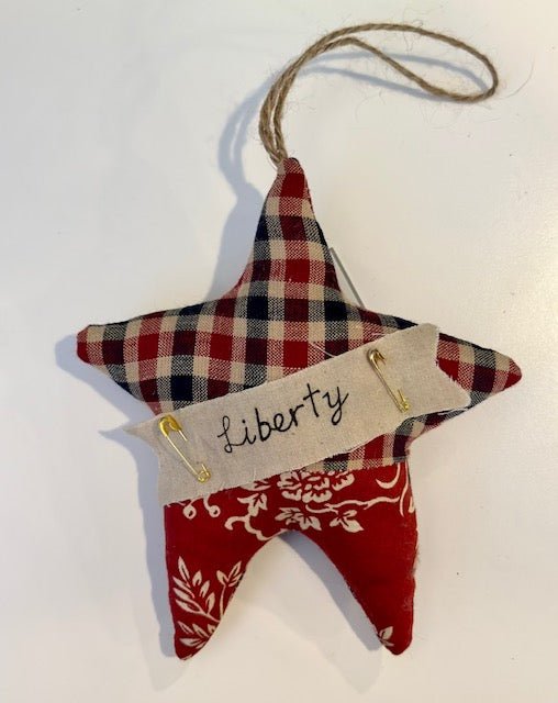 Fabric Americana Ornaments - The Flag Lady