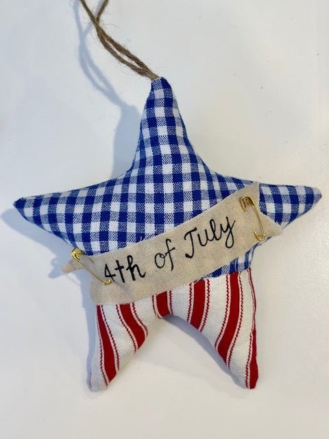 Fabric Americana Ornaments - The Flag Lady