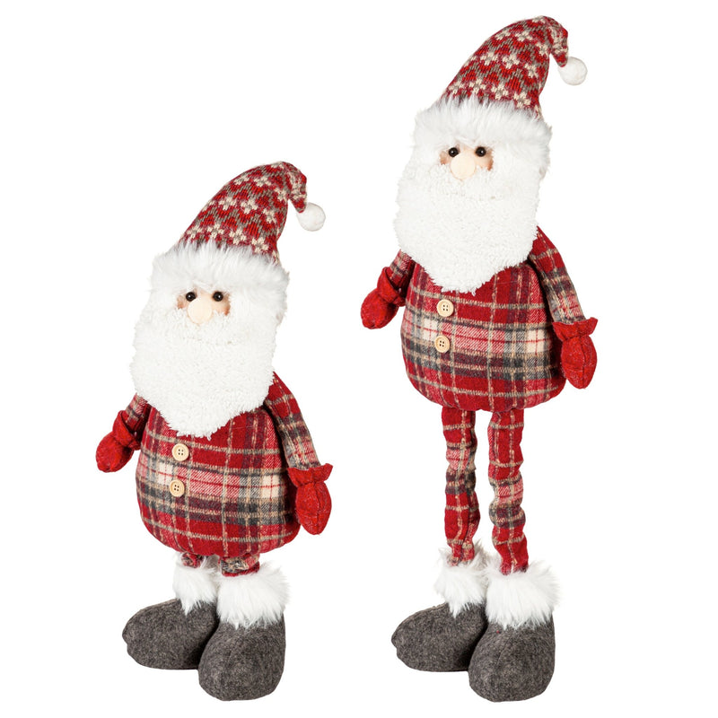 Fabric Christmas Santa Table Décor with Telescopic Legs - The Flag Lady