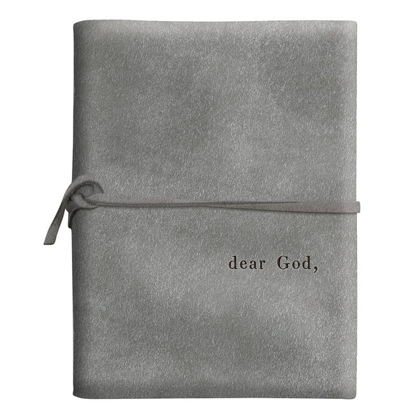 Face to Face Suede Journal - Dear God, - The Flag Lady