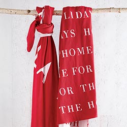 Face to Face Throw - Home For The Holidays - The Flag Lady