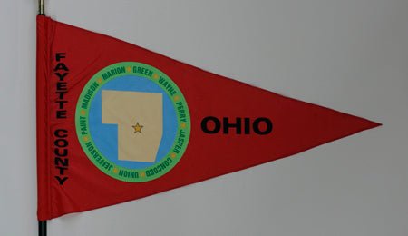 Fayette County Ohio Flag - 3x5 Feet - The Flag Lady