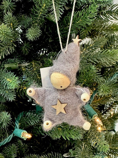 Felt Star Character Ornaments - The Flag Lady