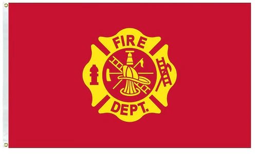 Fire Department Flag 2x3 - The Flag Lady