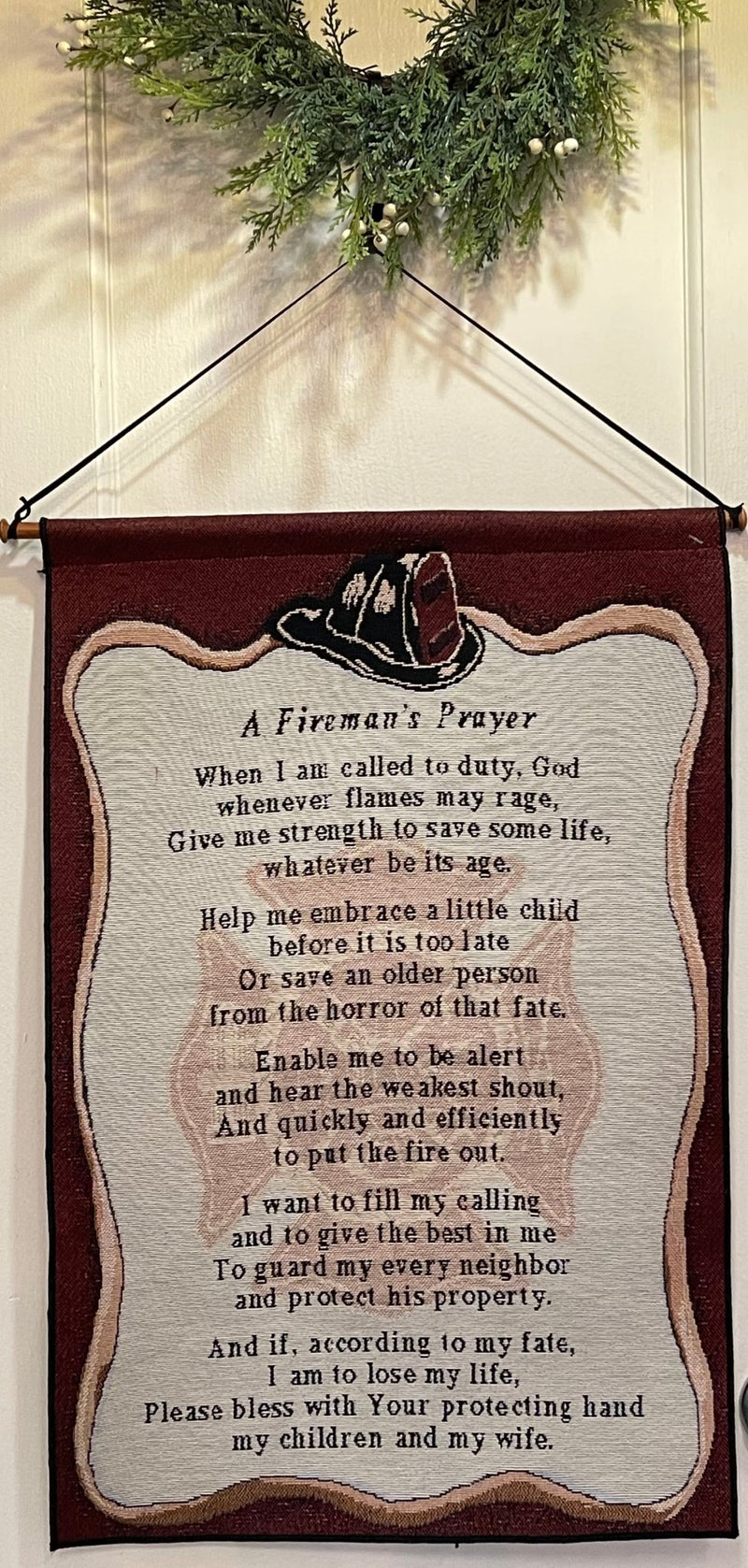 Fireman's Prayer Scroll - The Flag Lady