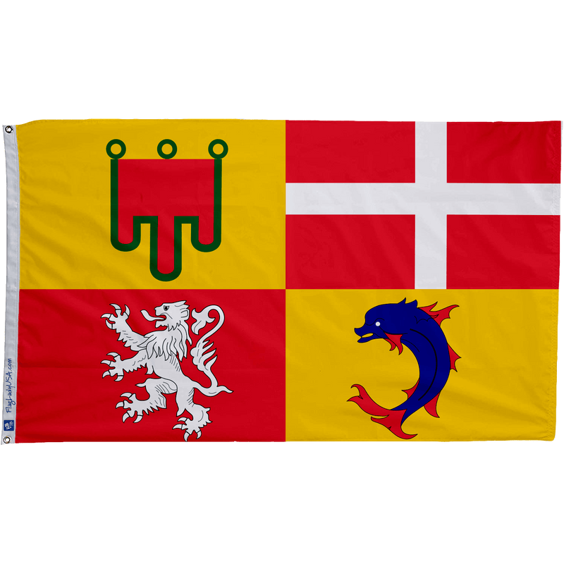 Flag of Auvergne - Rhône - Alpes - The Flag Lady