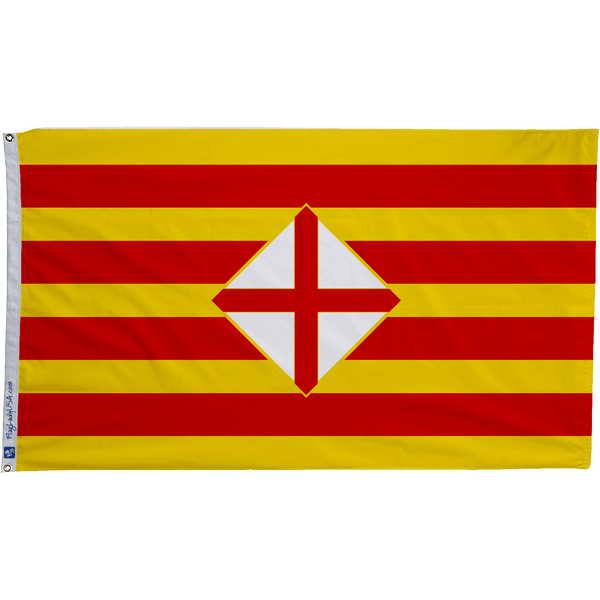 Flag of Barcelona - The Flag Lady