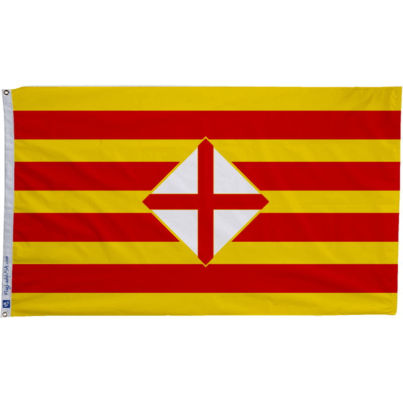 Flag of Barcelona - The Flag Lady