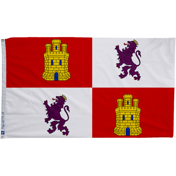 Flag of Castile and León - The Flag Lady