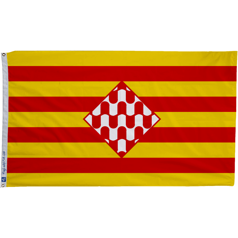 Flag of Girona - The Flag Lady