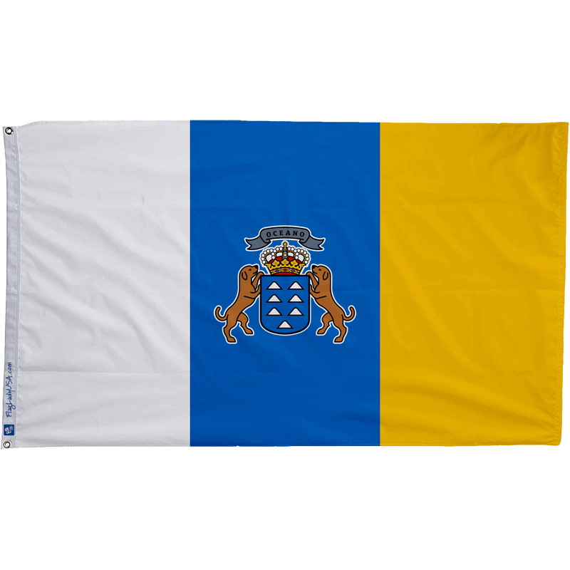 Flag of the Canary Islands - The Flag Lady