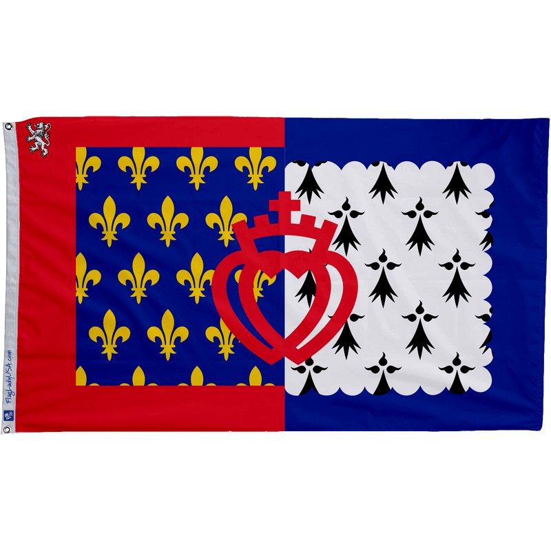 Flag of the Region Pays - de - la - Loire - The Flag Lady