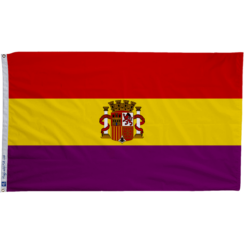 Flag of the Second Spanish Republic - The Flag Lady