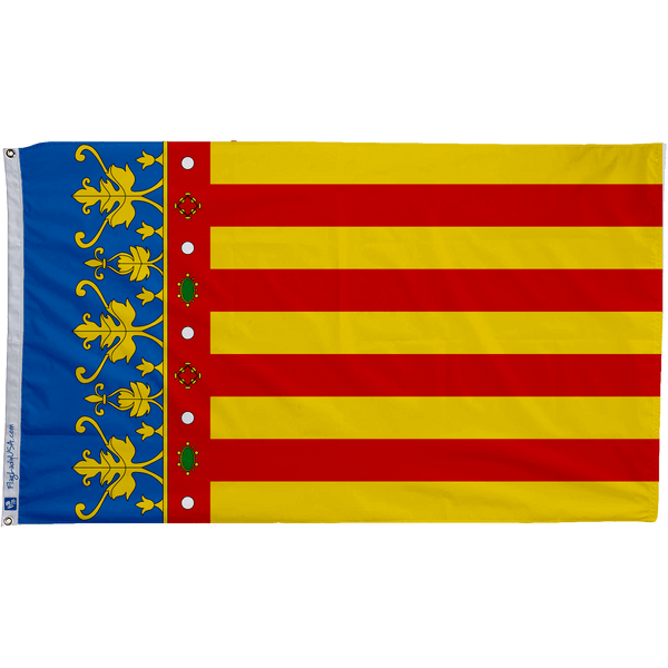 Flag of the Valencian Community - The Flag Lady