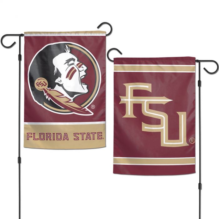 FLORIDA STATE SEMINOLES GARDEN FLAGS 2 SIDED 12.5" X 18" - The Flag Lady