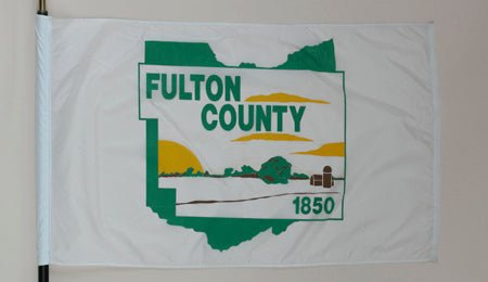 Fulton County Ohio Flag - 3x5 Feet - The Flag Lady