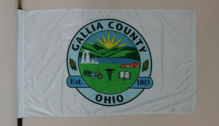 Gallia County Ohio Flag - 3x5 Feet - The Flag Lady