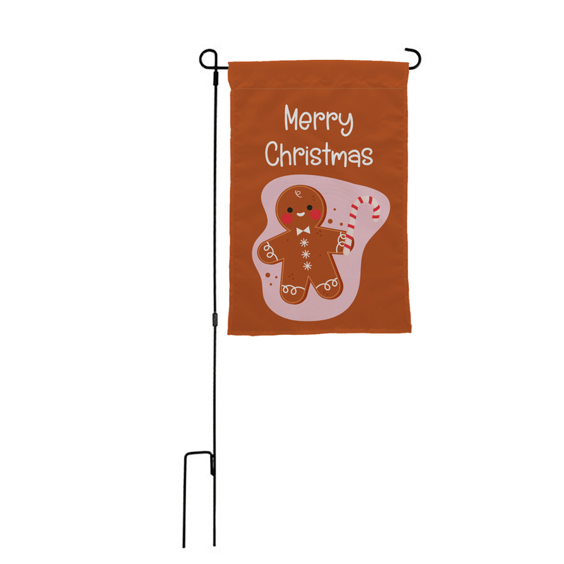 Gingerbread Cookie Garden Flag - The Flag Lady