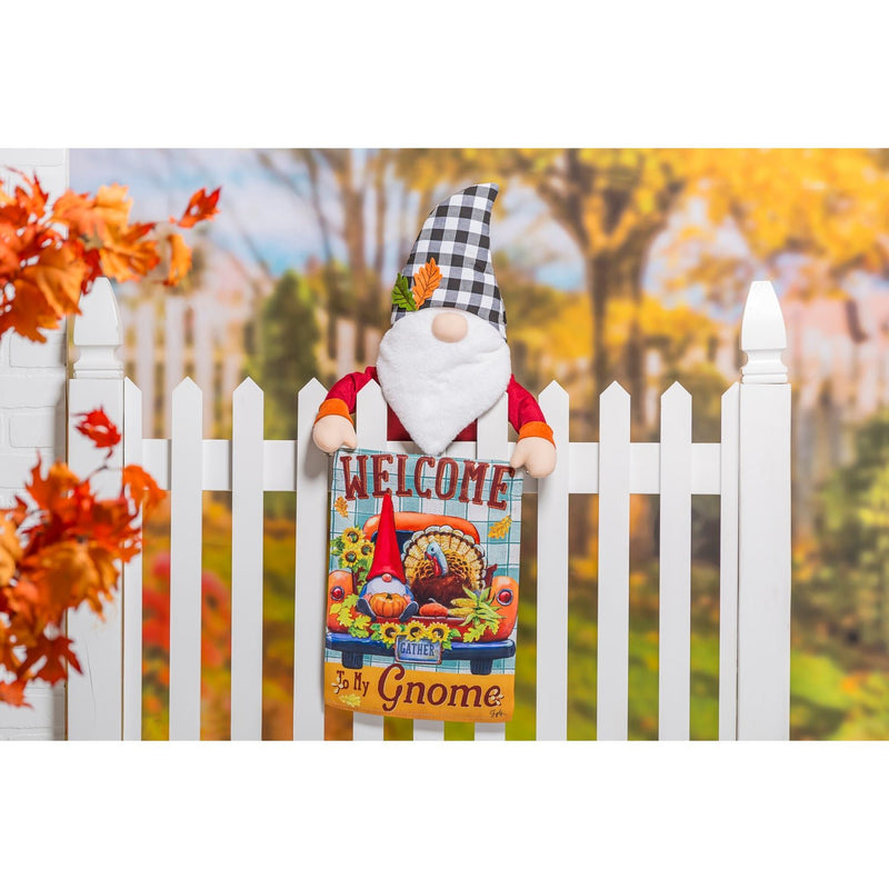 Gnome Fence Friend Flag Hanger - The Flag Lady