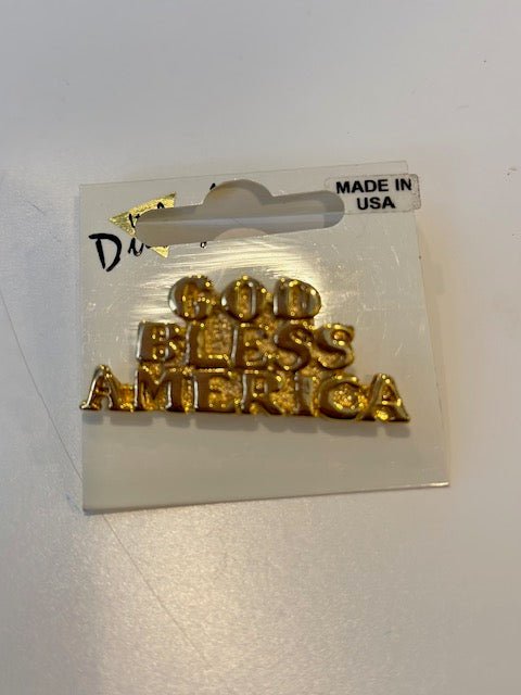 God Bless America Pin - The Flag Lady