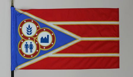 Hancock County Ohio Flag - 3x5 Feet - The Flag Lady