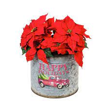 "Happy Holidays" Nested Metal Planter - Set of 3 - The Flag Lady