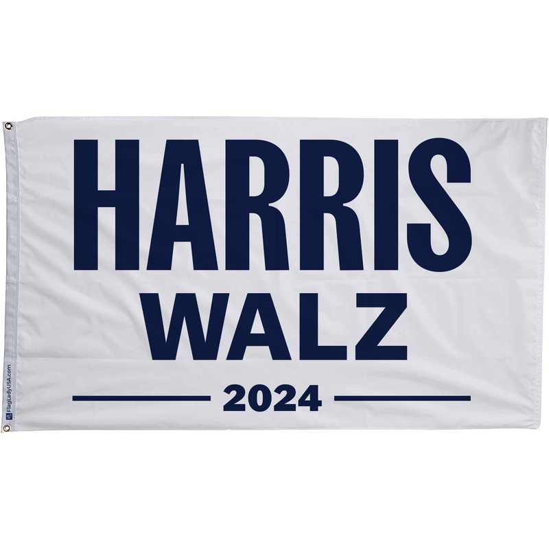 Harris Walz 2024 Flags - The Flag Lady