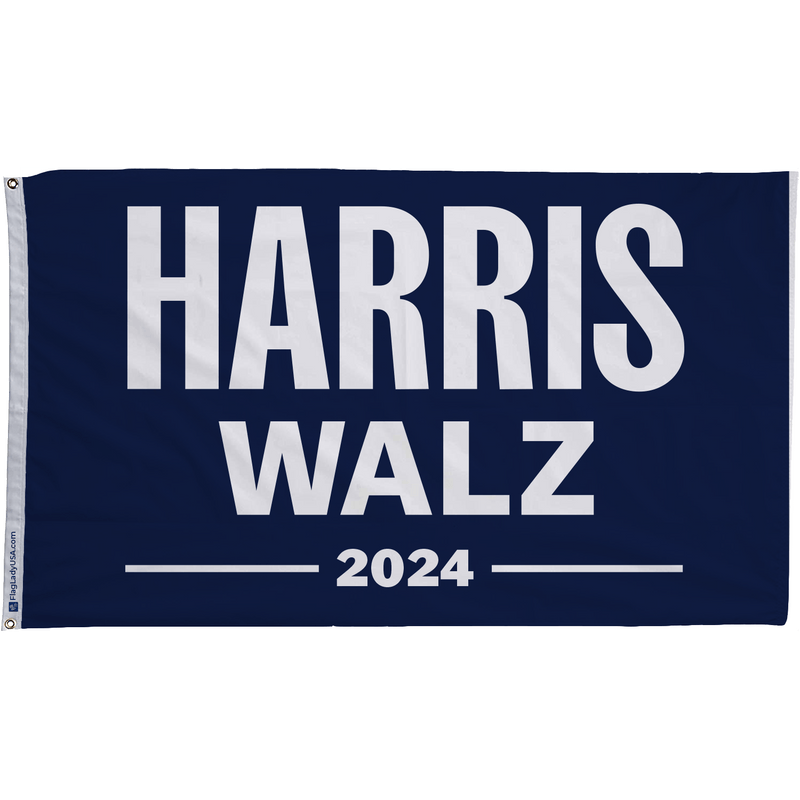 Harris Walz 2024 Flags - The Flag Lady