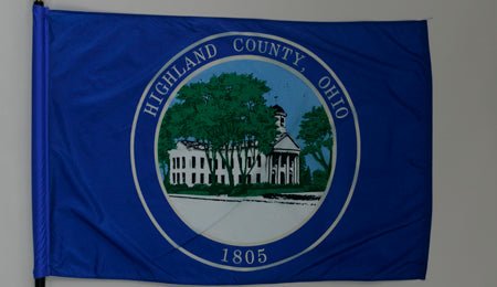 Highland County Ohio Flag - 3x5 Feet - The Flag Lady