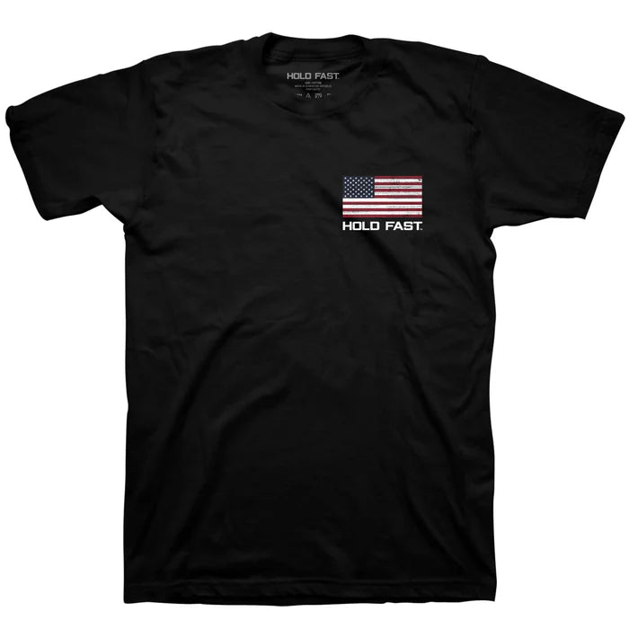 HOLD FAST US Flag Mens T - Shirt - The Flag Lady