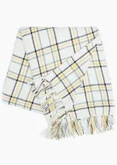 Honey Bee Plaid Throw - The Flag Lady