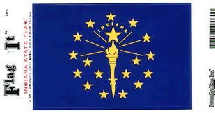 INDIANA FLAG - IT - The Flag Lady