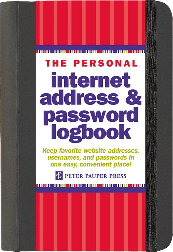 Internet Address and Password Logbook - The Flag Lady