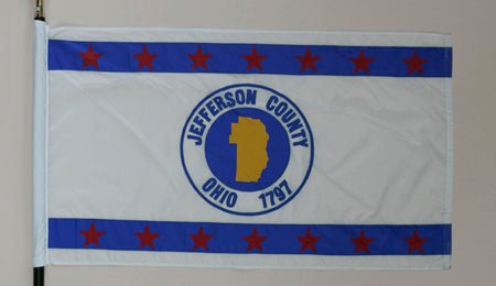 Jefferson County Ohio Flag - 3x5 - The Flag Lady