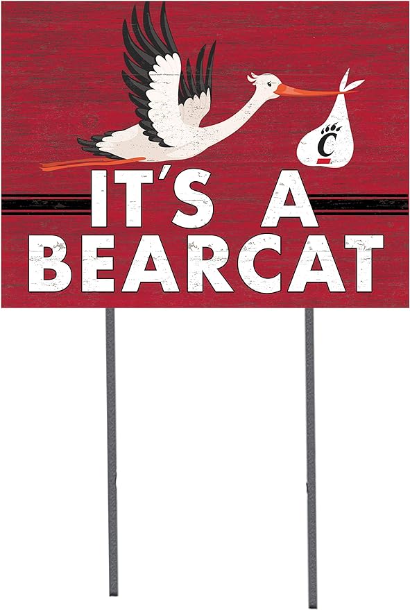 Lawn Sign Stork Yard Sign It's A Cincinnati Bearcats - The Flag Lady