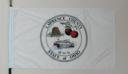 Lawrence County Ohio Flag - 3x5 Feet - The Flag Lady