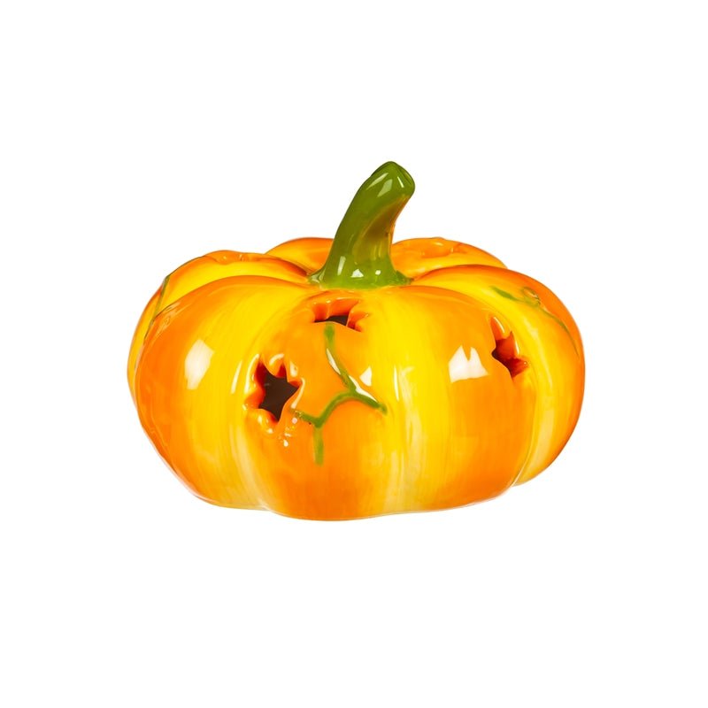 LED Ceramic Light Up Pumpkin Table Decor - The Flag Lady