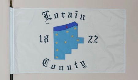 Lorain County Ohio Flag - 3x5 Feet - The Flag Lady