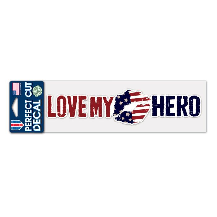 Love My Hero Perfect Cut Decal - The Flag Lady