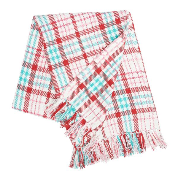 Love Struck Plaid Throw - The Flag Lady