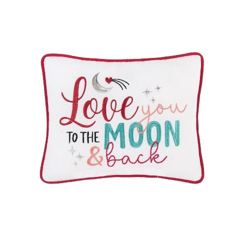 Love You to the Moon Pillow - The Flag Lady