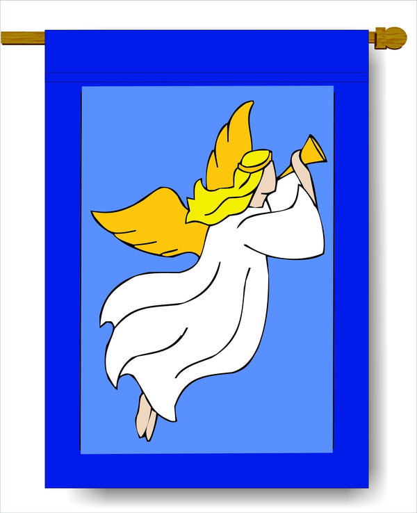 Majestic Angel Banner Flag 28 x 40 inch Religious - The Flag Lady