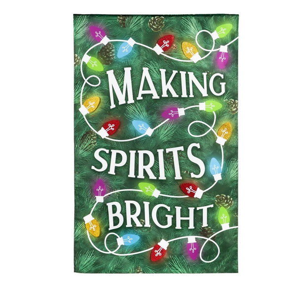 Making Spirits Bright Banner - The Flag Lady