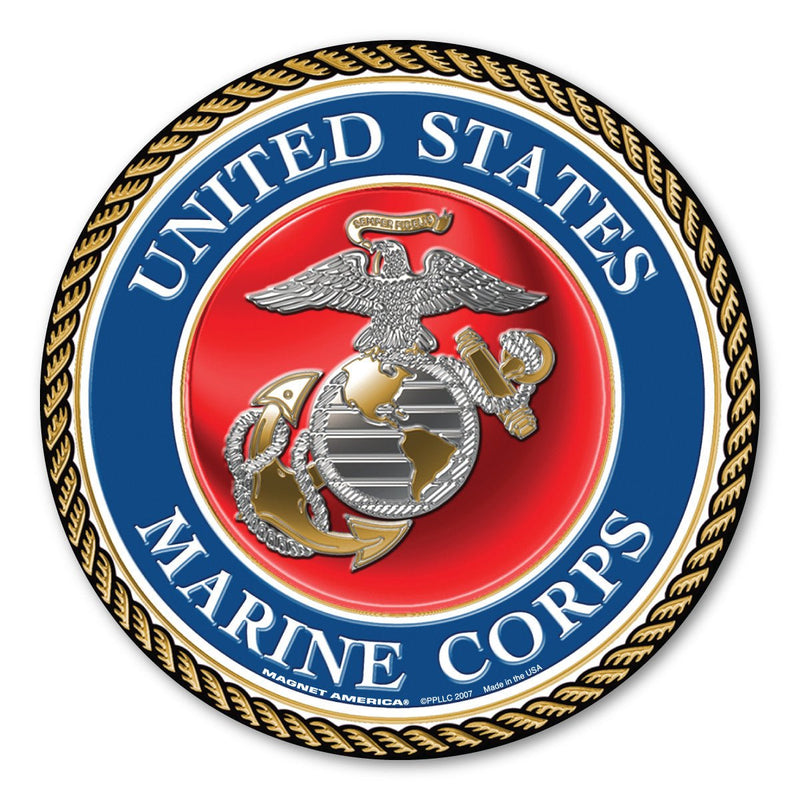 MARINE CORPS SEAL MAGNET - The Flag Lady